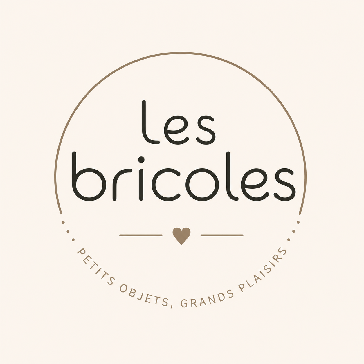 Logo Les Bricoles — décoration, bijoux et petits objets belges